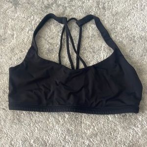 Lululemon black sports bra